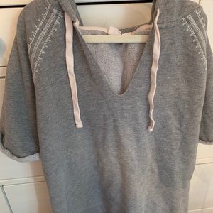 GAP Grey Shortsleeve Hoodie